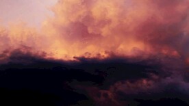 阴云密布积雨云黑暗天气动态视频