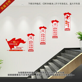 核心观楼梯党建