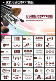 美容护肤化妆用品PPT模板