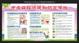 牙齿口腔保健知识宣传栏