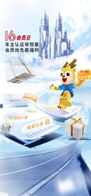 车主认证汽车宣传海报