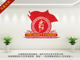 中国梦楼梯背景墙