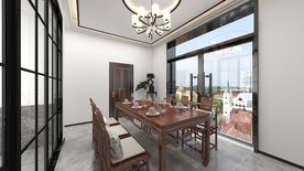 中式餐厅装修效果