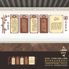 中医文化展板海报标语养生名人