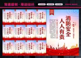 消防展板