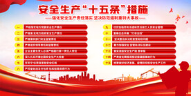 安全生产十五条措施