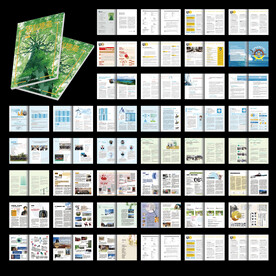 清新时尚内刊word设计模板