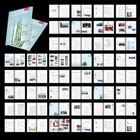 简约通用画册word设计模板