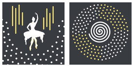 装饰画 舞蹈美女 光影画