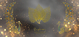 装饰画 孔雀 叶子