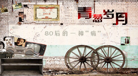 怀旧青春背景墙