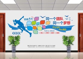 团队风采文化墙
