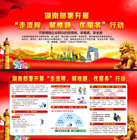 湖南走流程解难题优服务行动