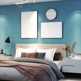 卧室装饰画 挂画样机 效果图 