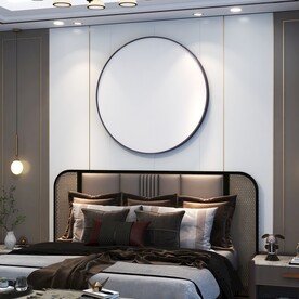 卧室装饰画 挂画样机 效果图 