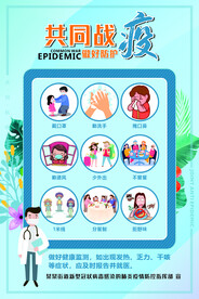 疫情个人防护宣传