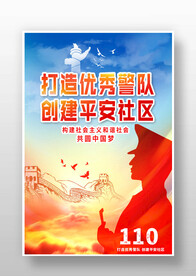  警察海报