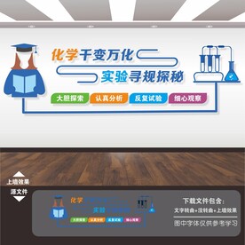 化学实验室文化墙