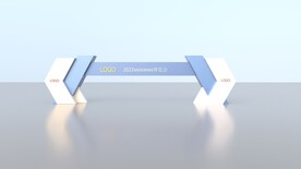 展会门头设计su模型