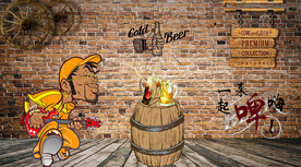 音乐餐厅酒吧背景墙