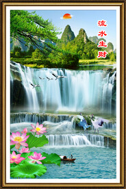 玄关山水画