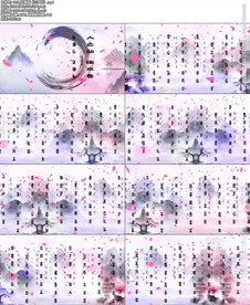 花瓣版《三字经》舞台背景视频