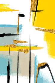 装饰画 抽象水彩画 油画