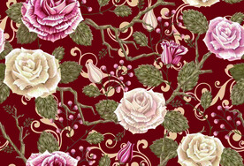 手绘花  玫瑰花