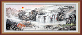 客厅山水画