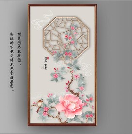 新中式花开富贵花鸟国画装饰画