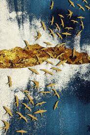 装饰画 抽象油画 鸟