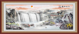 巨幅山水画