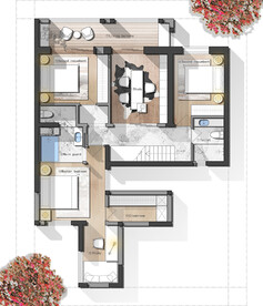 户型图 家配图 洋房图图片