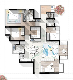 户型图 家配图 洋房图图片
