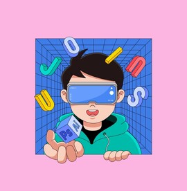 创意设计师vr插画