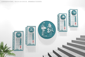 廉政楼梯文化墙