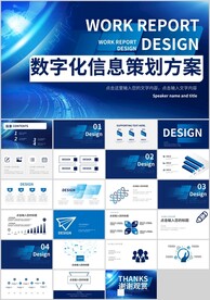 数字化科技商务工作汇报PPT