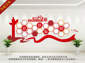 职工风采文化墙