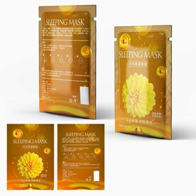 面膜包装平面图 