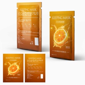 面膜包装平面图 