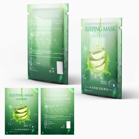面膜包装平面图 