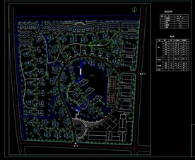 某别墅区总平面