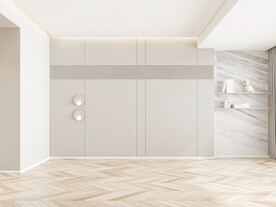 极简轻奢客厅背景墙