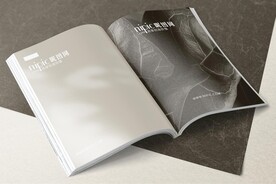 胶装画册内页样机