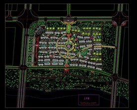 南方某小区规划图