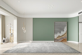 现代客厅背景墙