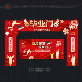 毕业门