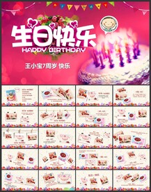生日快乐相册PPT