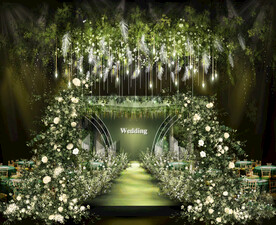 森系婚礼仪式区