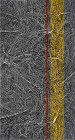 抽象彩色线条玄关装饰画